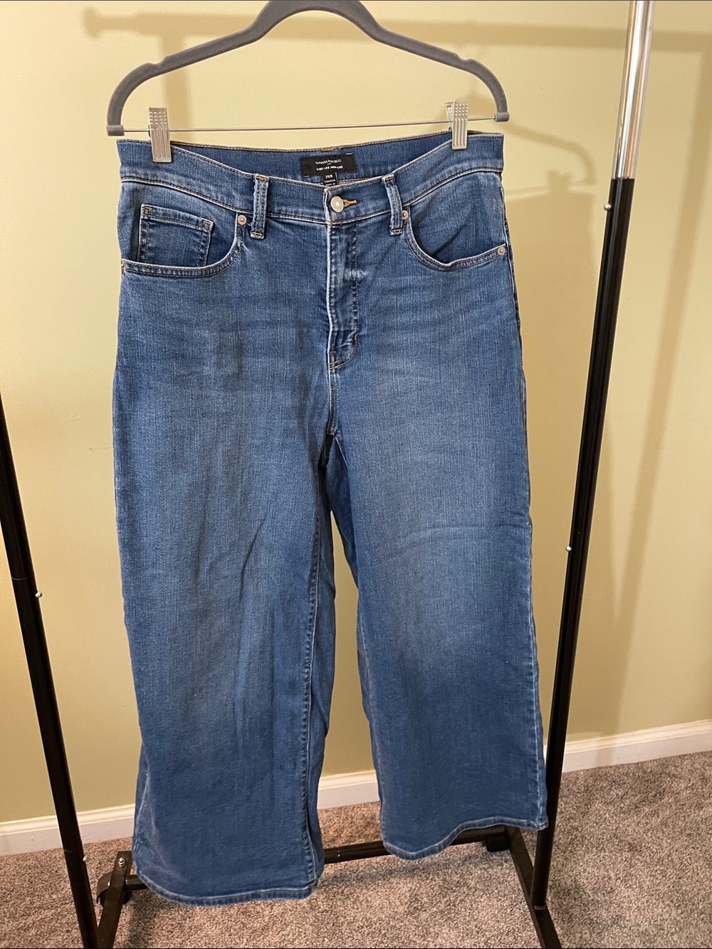 Banana Republic Wide Leg High Rise Jeans